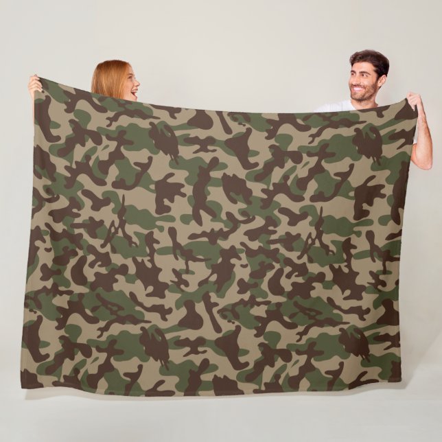 Deep Wood Camouflage Fleecedecke (Beispiel)