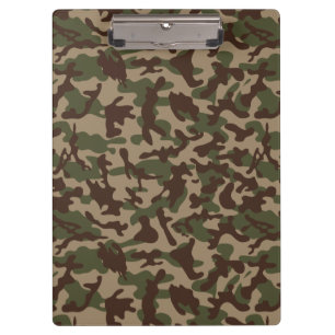 Deep Wood Camouflage Klemmbrett