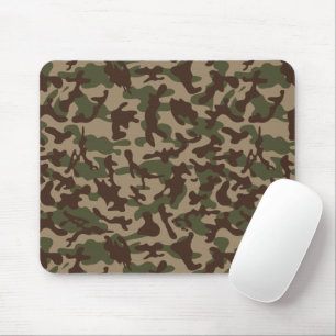 Deep Wood Camouflage Mousepad