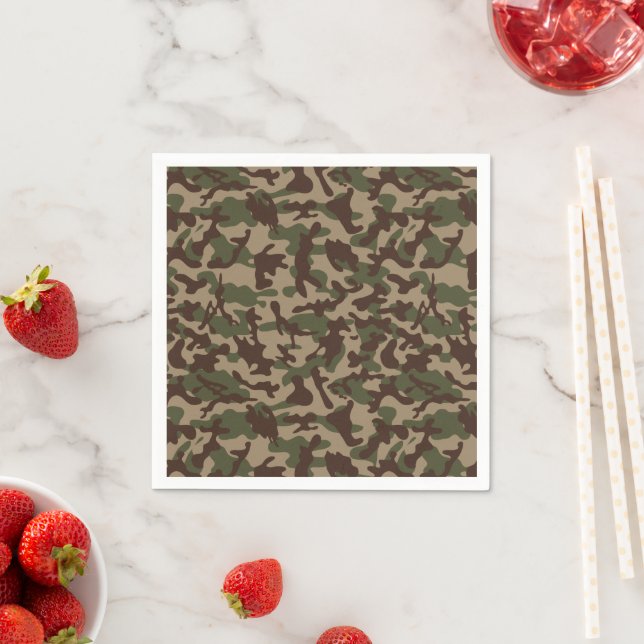 Deep Wood Camouflage Serviette (Beispiel)