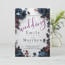 Deep Woodland Romance Wedding