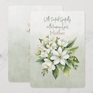 Deepe Beileid Mother Note Card Mitteilungskarte
