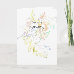 "Deepest" Sympathy Card Karte
