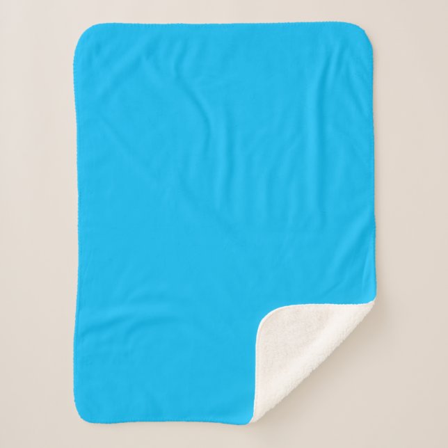DeepSkyBlue Sherpadecke (Vorderseite)