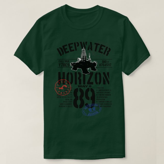 Deepwater Horizon T-Shirt (Design vorne)