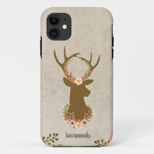 Deer Buck Floral Feminine Hunter Case-Mate iPhone Hülle