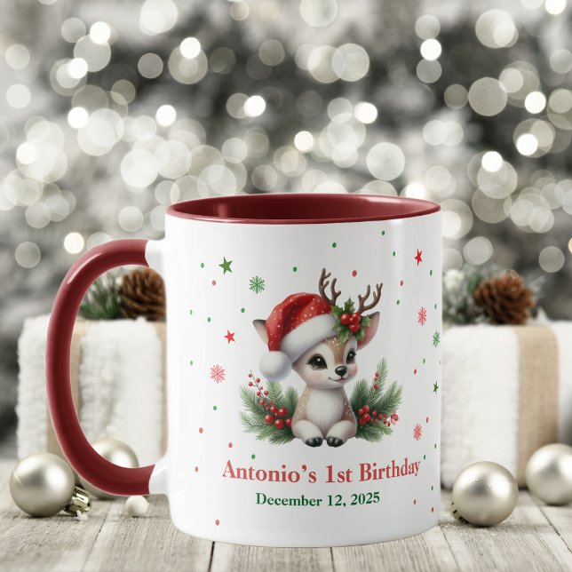 Deer christmas birthday tasse (Von Creator hochgeladen)