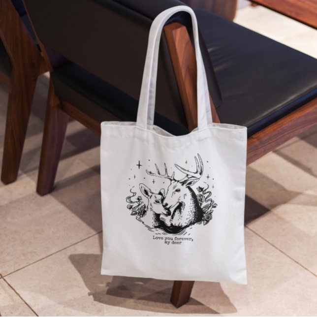 Deer Couple Tragetasche (Von Creator hochgeladen)