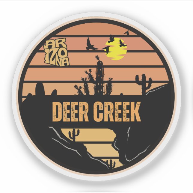 Deer Creek, Arizona Aufkleber (Vorderseite)
