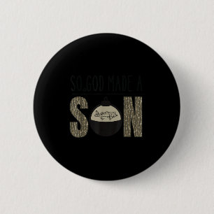 Deer Duck Fish Jagdsaison Christlicher Sohn Kinder Button