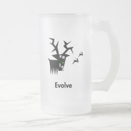 Deer Evolve Mattglas Bierglas