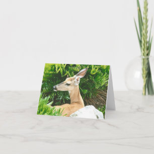 Deer Foto Faltschachtel