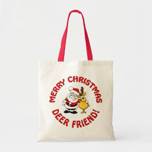 "Deer Friend" Weihnachtstasche - wählen Sie Stil, Tragetasche