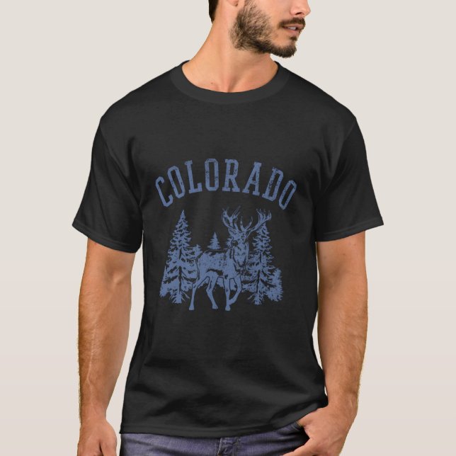 Deer Gray Colorado T-Shirt (Vorderseite)