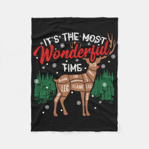 Deer Grillen Funny Grilling Grillen Pitmaster Chri Fleecedecke