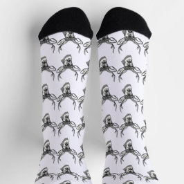 Deer Head Socken