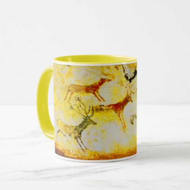 Deer Herd Lascaux - Mug Magique (Devant gauche)