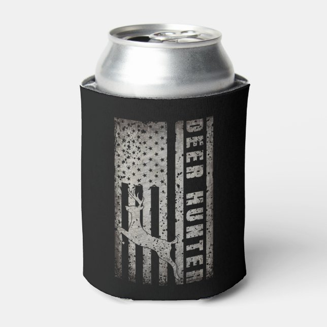 DEER HUNTER AMERICAN FLAG DISTRESSEED DOSENKÜHLER (Kanne Vorderseite)
