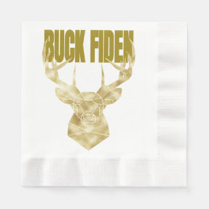 Deer Hunter Buck Fiden Political Anti-BIden Wall H Serviette