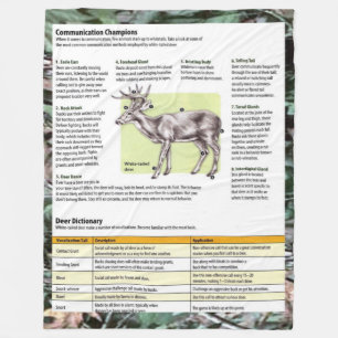 DEER HUNTER HELPER FLEECEDECKE