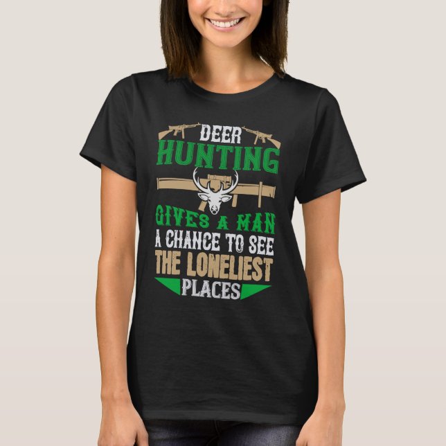 Deer Hunting Funny Hunter American Hunting T-Shirt (Vorderseite)