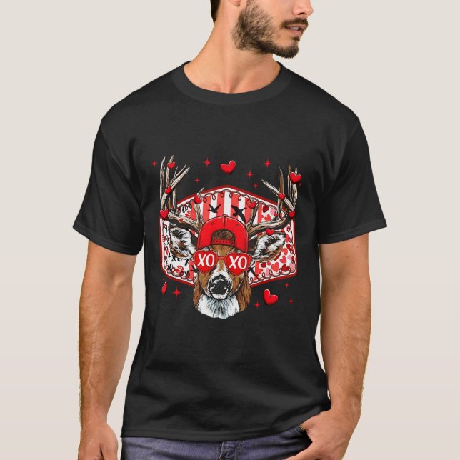 Deer Hunting Xoxo Valentine Buck Boys Cap Men Wome T-Shirt (Vorderseite)