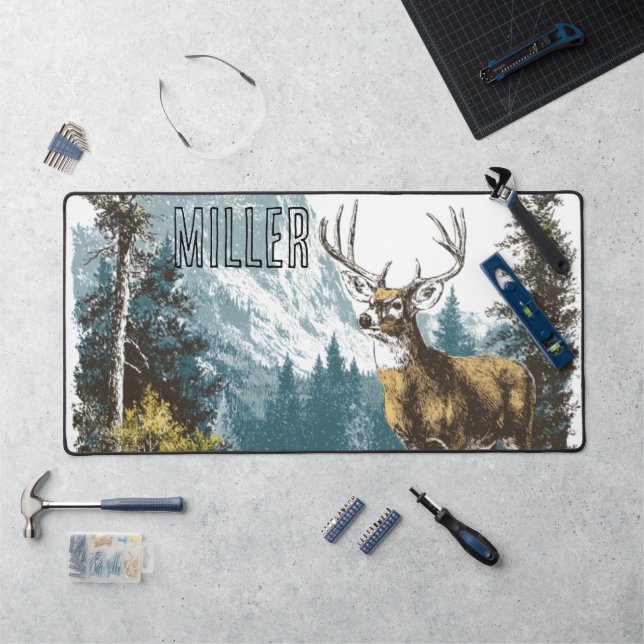 Deer Nature  Schreibtischunterlage (Arbeitsplatz)