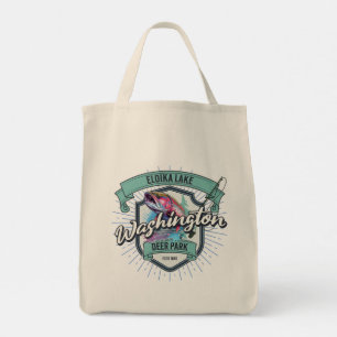 Deer Park (Eloika Lake) Washington Tote Bag Tragetasche