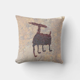 Deer Petroglyph Rinconada Canyon NM Kissen