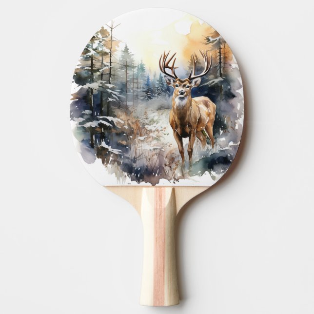 Deer Ping Pong Paddle Tischtennis Schläger (Vorderseite)