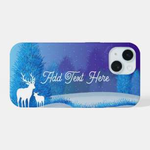 Deer Silhouette iPhone 15 Coque