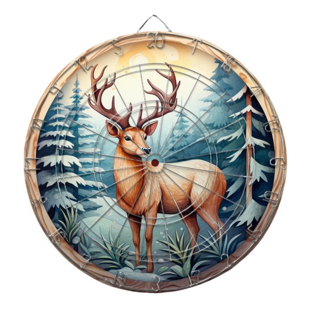Deer Stag Dartboard Dartscheibe (vorne)