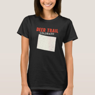 Deer Trail Colorado USA Staat America Travel Color T-Shirt