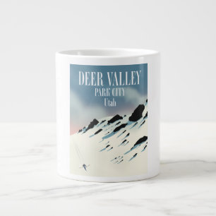 Deer Valley, Park City, Utah, Skiposter Jumbo-Tasse