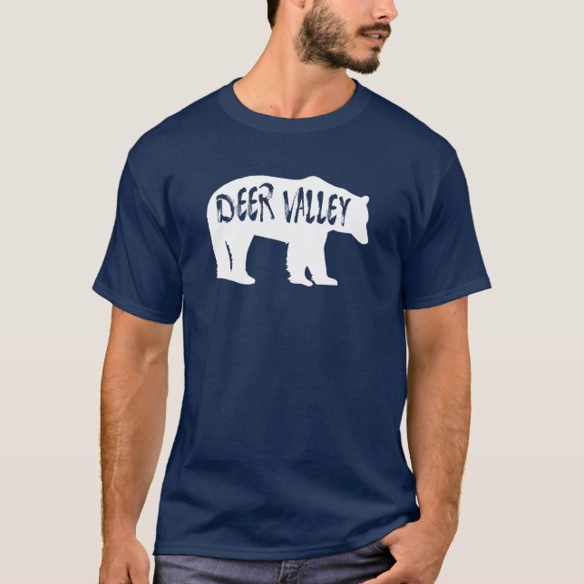 Deer Valley Utah Bear T-Shirt (Vorderseite)