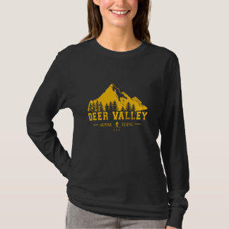 Deer Valley Utah USA Skigebiet Alpinski Souv T-Shirt