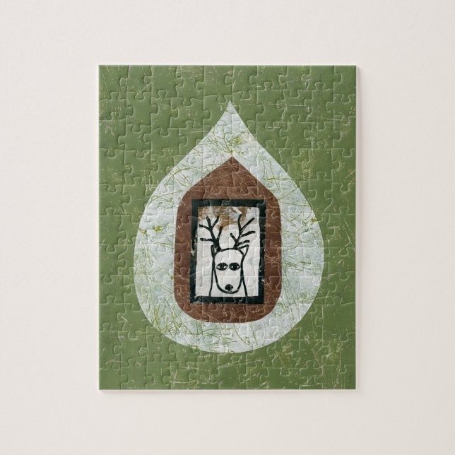 Deer Vous Attend Pour Quitter Jigsaw Puzzle (Vertical)