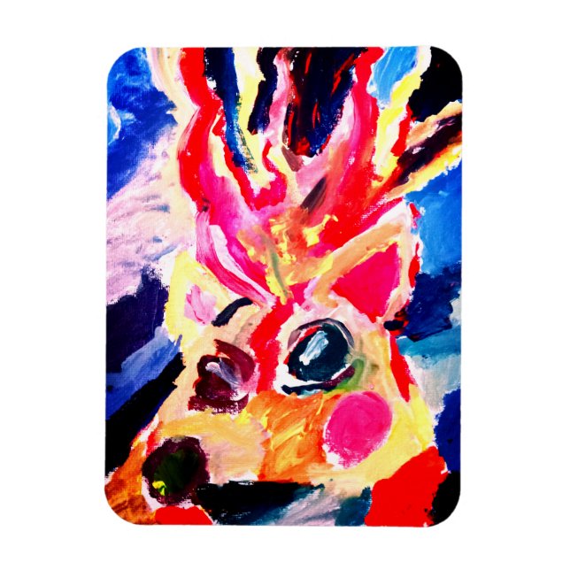 Deer winter joy magnet (Vertikal)