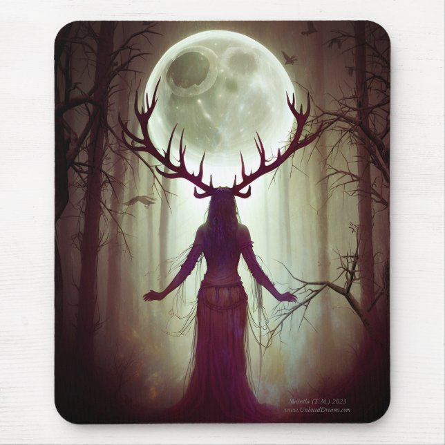 Deer Woman Mousepad (Vorne)