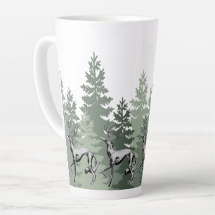 Deer Zoi Forêt Tall Latte Mug