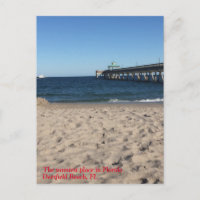 Deerfield Beach, Fl - Postkarte