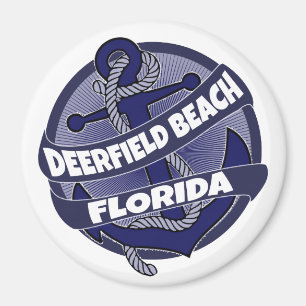 Deerfield Beach Florida Ankerdrehmagnet Magnet