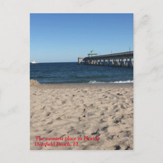 Deerfield Beach, Floride - Carte postale