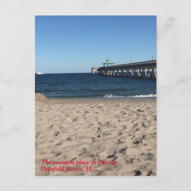 Deerfield Beach, Floride - Carte postale (Devant)