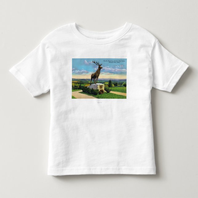 Deerfield River Valley auf Mohikaner-Spur Kleinkind T-shirt (Vorderseite)