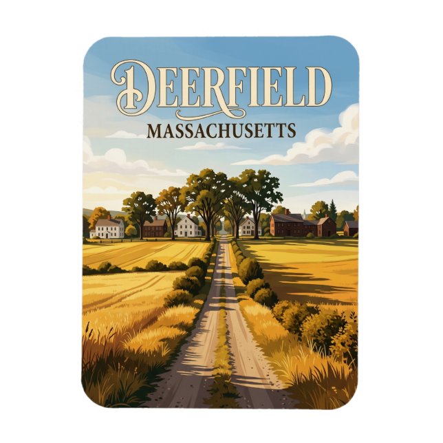 Deerfield USA Magnet (Vertikal)