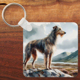 Deerhound Schlüsselanhänger