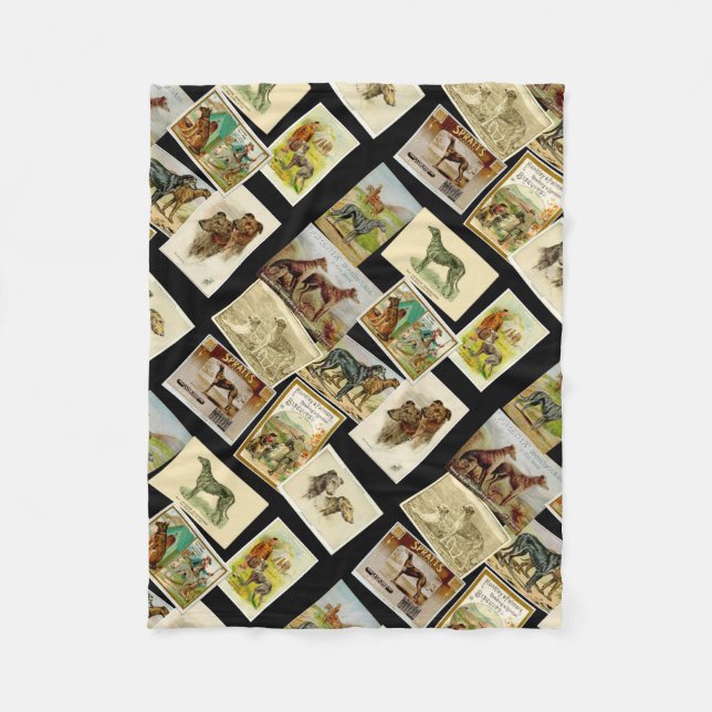 Deerhound Vintage Fleecedecke (Vorderseite)