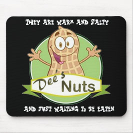 Dee's Nuts Mouse Pad (schwarz) Mousepad