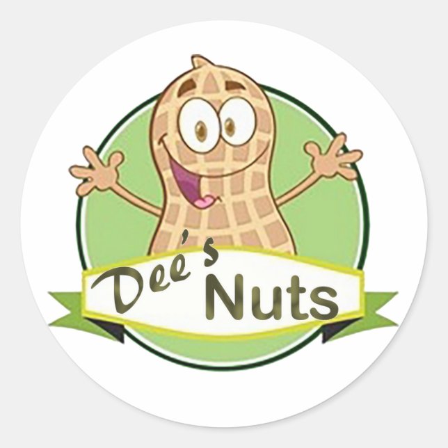 Dee's Nuts Stickers (Vorderseite)